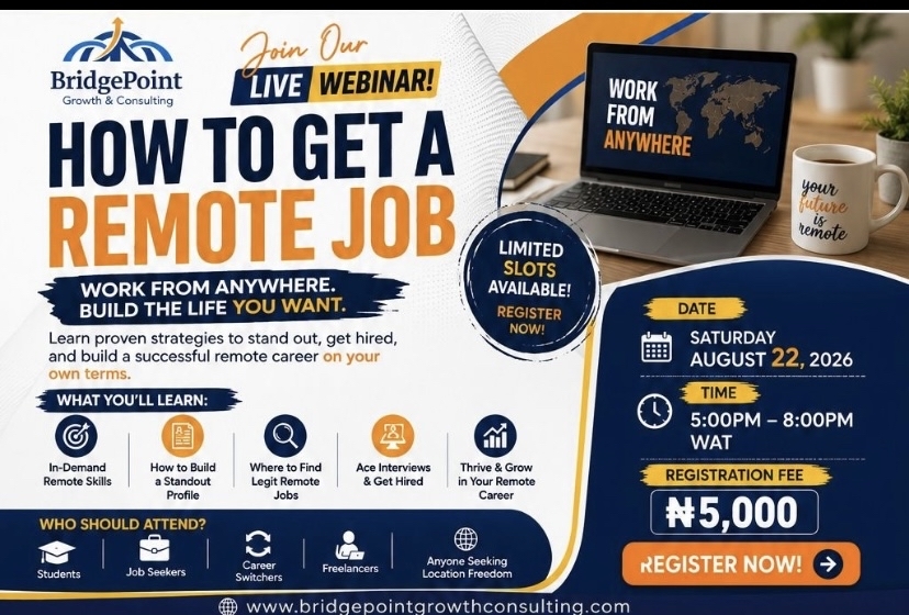 How to Get a Remote Job in 2026 BridgePoint webinar