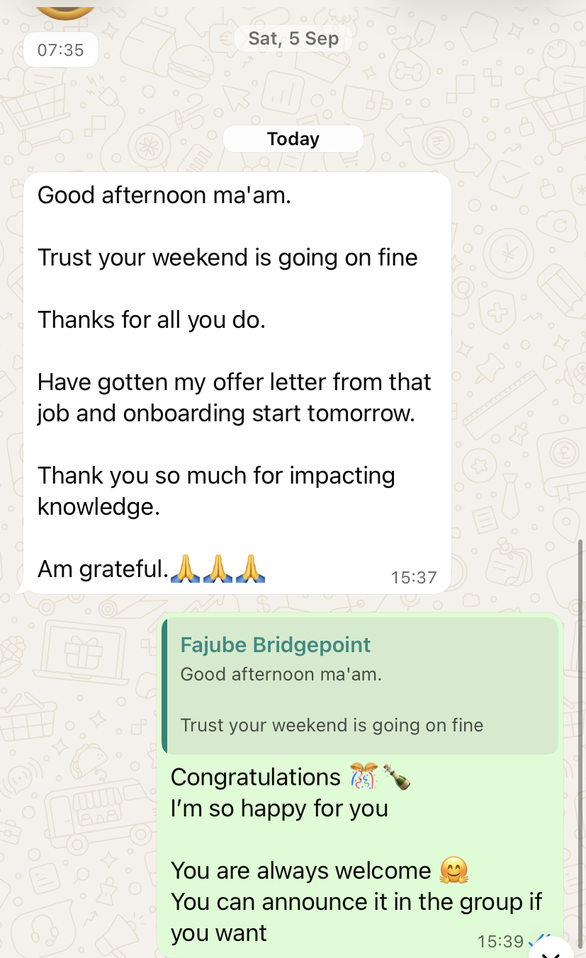 BridgePoint professional development journey
